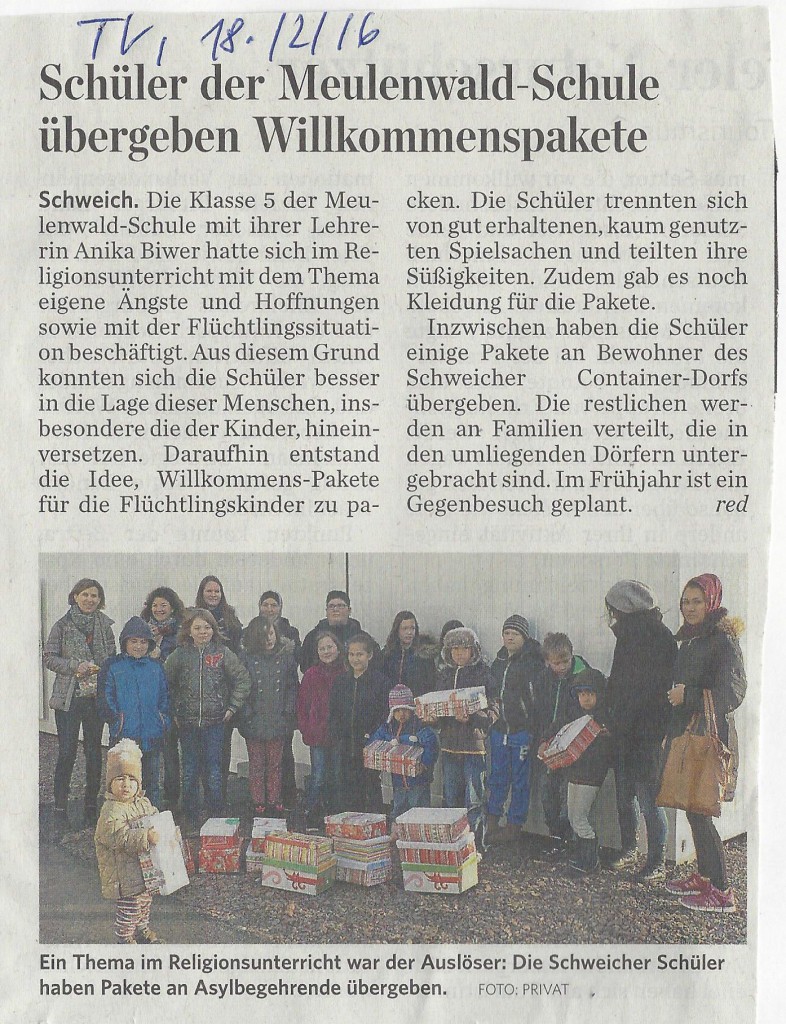 Willkommenspake 1